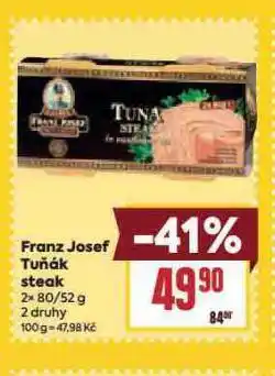 Billa Franz josef tuňák steak nabídka