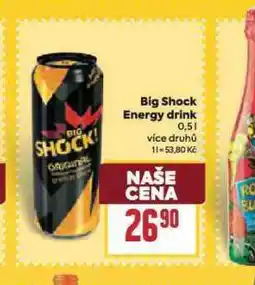Billa Big shock eneregy drink nabídka
