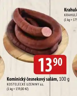 Bala Kominický česnekový salám nabídka