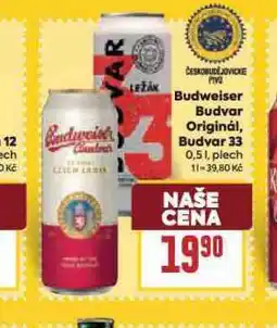 Billa Pivo budvar 33 nabídka