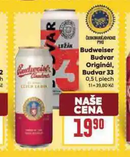 Billa Pivo budweiser budvar original nabídka