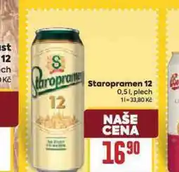 Billa Pivo staropramen 12 nabídka