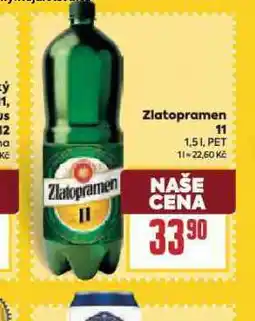 Billa Pivo zlatopramen 11 nabídka