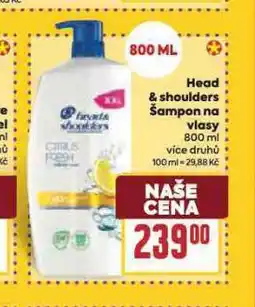Billa Head&shoulders šampon nabídka