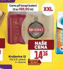 Billa Pivo krušovice 12 královský ležák nabídka