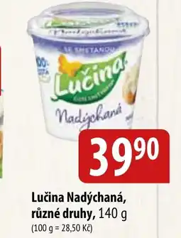 Bala Lučina Nadýchaná, různé druhy nabídka
