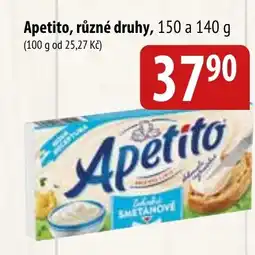 Bala Apetito, různé druhy nabídka