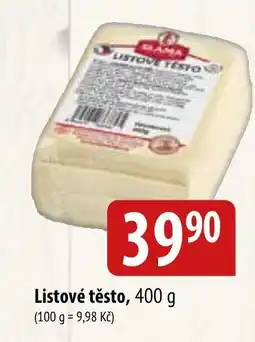 Bala Listové těsto nabídka
