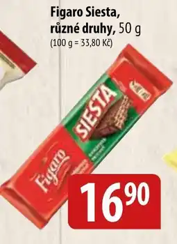 Bala Figaro Siesta, různé druhy nabídka