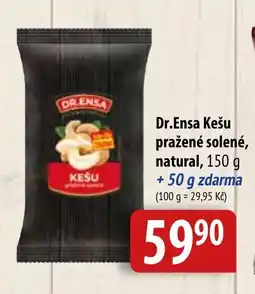 Bala Dr.Ensa Kešu pražené solené, natural nabídka