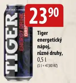 Bala Tiger energetický nápoj, různé druhy nabídka