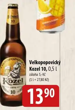 Bala Velkopopovický Kozel 10 nabídka