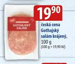 Bala česká cena Gothajský salám krájený nabídka