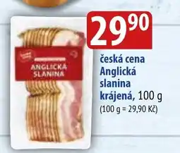 Bala česká cena Anglická slanina krájená nabídka