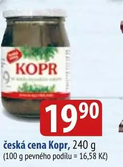 Bala česká cena Kopr nabídka