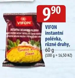 Bala VIFON instantní polévka, různé druhy nabídka