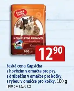 Bala česká cena Kapsička s hovězím v omáčce pro psy, s drůbežím v omáčce pro kočky, s rybou v omáčce pro kočky nabídka