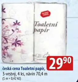 Bala česká cena Toaletní papír nabídka