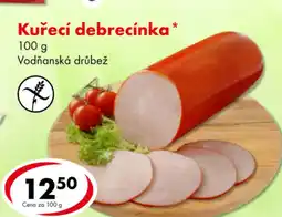CBA Kuřecí debrecínka nabídka