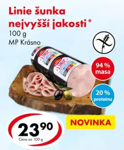 CBA Linie šunka nejvyšší jakosti nabídka