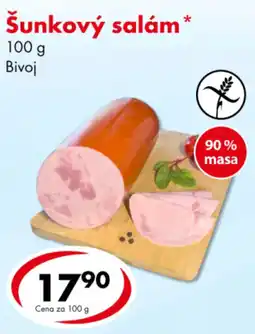 CBA Šunkový salám nabídka