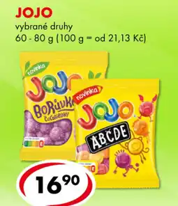 CBA JOJO nabídka