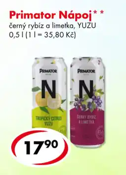 CBA Primator Nápoj nabídka
