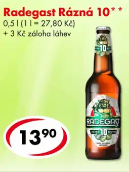 CBA Radegast Rázná 10 nabídka