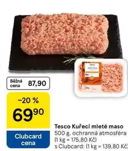 Tesco Tesco Kuřecí mleté maso, 500 g, ochranná atmosféra nabídka
