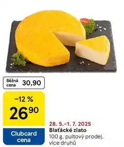 Tesco Blaťácké zlato, 100 g nabídka