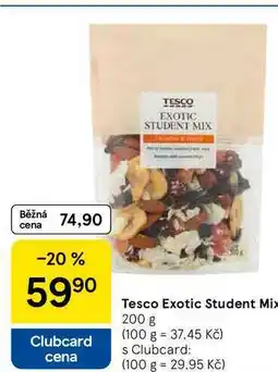 Tesco Tesco Exotic Student Mix, 200 g nabídka