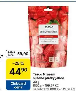 Tesco Tesco Mrazem sušené plátky jahod, 30 g nabídka