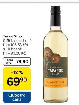Tesco Tesco Víno, 0,75 l nabídka