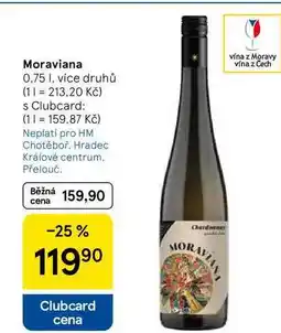 Tesco Moraviana, 0.75 l, více druhů nabídka