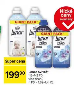 Tesco Lenor Aviváž, 118-142 PD nabídka