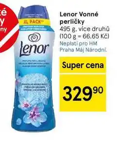 Tesco Lenor Vonné perličky, 495 g, více druhů nabídka