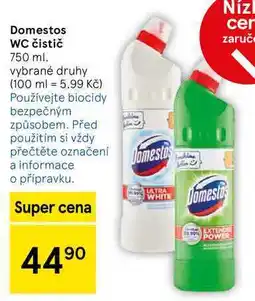 Tesco Domestos WC čistič, 750 ml nabídka