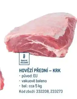 Makro Hovězí přední – krk nabídka