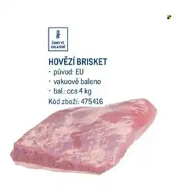 Makro Hovězí brisket nabídka