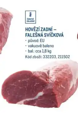 Makro HOVĚZÍ ZADNÍ – FALEŠNÁ SVÍČKOVÁ nabídka