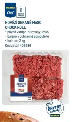 Makro HOVĚZÍ SEKANÉ MASO CHUCK ROLL nabídka