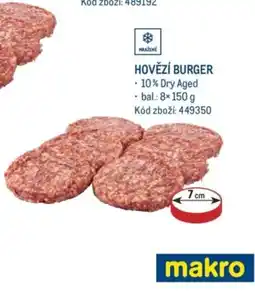 Makro HOVĚZÍ BURGER nabídka