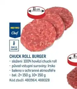 Makro CHUCK ROLL BURGER nabídka