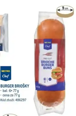 Makro BURGER BRIOŠKY nabídka