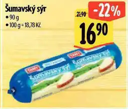 Albert Šumavský sýr nabídka