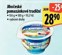 Albert Jihočeské tradiční pomazánkové nabídka