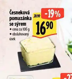 Albert Česneková pomazánka se sýrem nabídka
