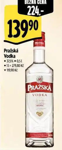 Albert Pražská vodka nabídka