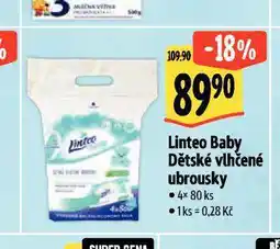 Albert Linteo baby dětské vlhčené ubrousky nabídka