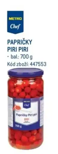 Makro PAPRIČKY PIRI PIRI nabídka